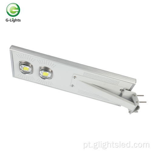 ALTULHO DE ALUMUMAIO IP65 Impervenção d&#39;água 50W 100W 150W 200W COB integrado tudo em um LED Solar Street Light